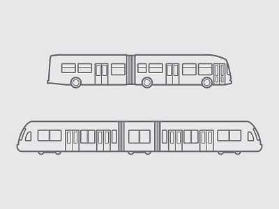 BRT/LRT brt bus gray grey icon lrt train transit transportation vehicle