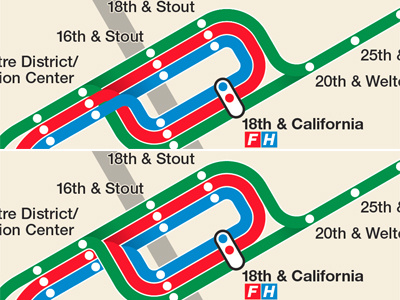 Denver RTD Map - Loop Options