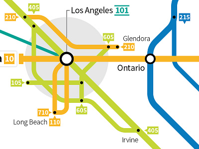 Los Angeles adobe illustrator california los angeles map transit map