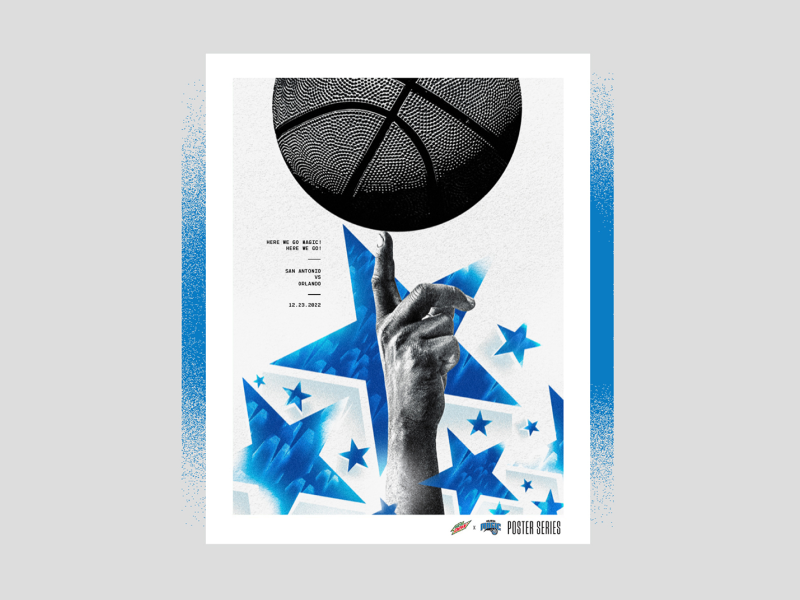 Orlando Magic Gameday Poster 2022 by Cristian Donoso on Dribbble