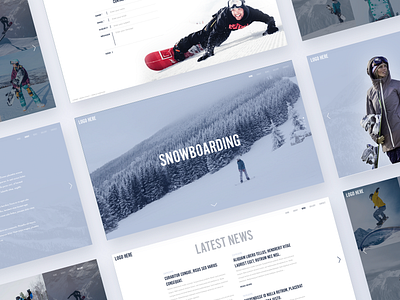 Snowboarding onepage website template design full page fullpage gallery hero one one page onepage page ski skiing snow snowboard snowboarding template web web design webdesign website websites