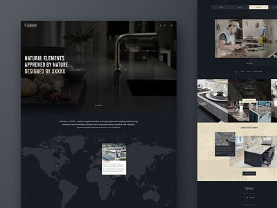 Kitchen Granite Story Website Design