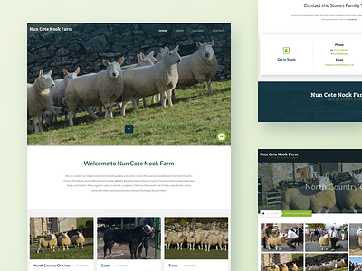 Nun Cote Nook Farm - Bespoke Website