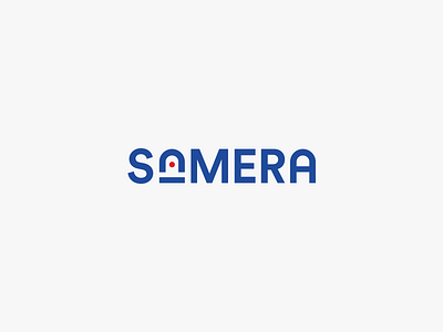 SAMERA brand identity camera graphic design logo record video