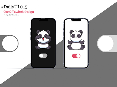 #DailyUI 015/100 On/Off Switch #designedByMalthidar 015 daiyuichallenge onoff switch