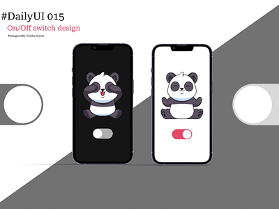 #DailyUI 015/100 On/Off Switch 
#designedByMalthidar