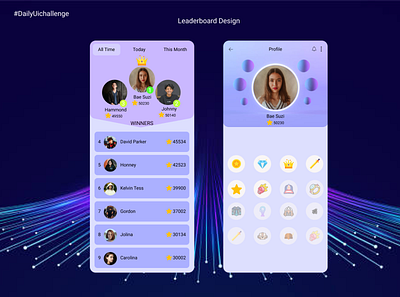 #DailyUichallenge 019/100 Leaderboard Design dailyuichallenge figma uiuxdesign webdesign