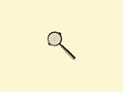 Espresso strainer icon