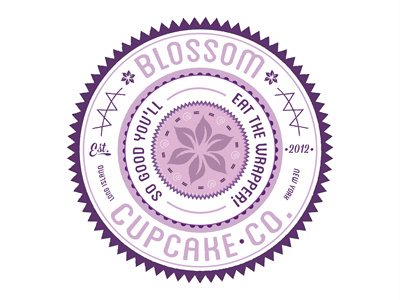 Blossom Cupcake Co. logo