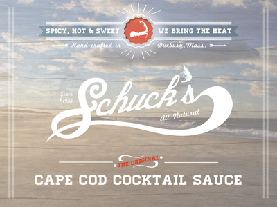 Schuck's Beach branding identity