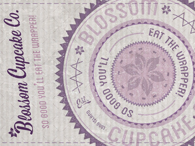 Blossom Cupcake Co. collateral print