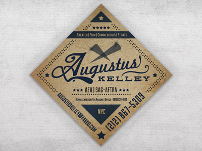 Augustus Kelley - Actor 2 branding logo
