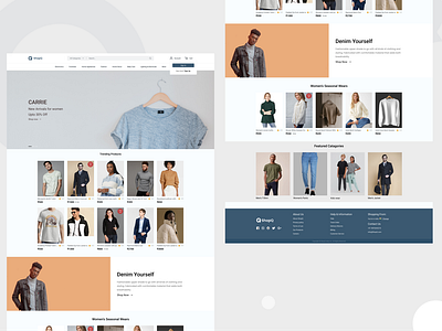 ShopQ - Landing page | Shopping Website