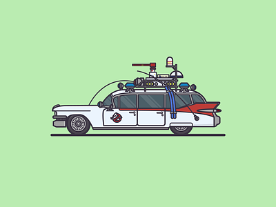 Who you gonna call? car ecto 1 ghostbusters ghosts movie who you gonna call