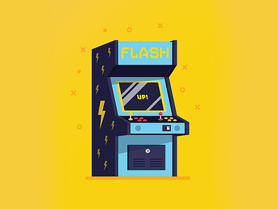 Retro Arcade 🕹 arcade arcade cabinet design game games gaming illustration joystick logo retro video