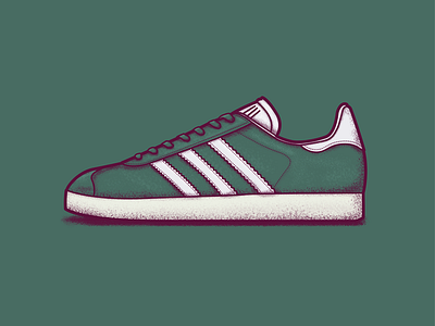 Adidas Gazelle adidas illustration shoe sneaker texture trainer vector