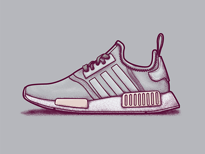 Adidas MND's adidas illustration shoe sneaker texture trainer vector