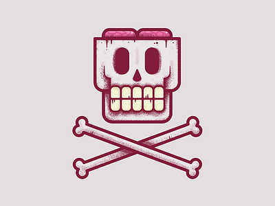 Skull With Brain brain death illustration pirate skeleton skull texture vector