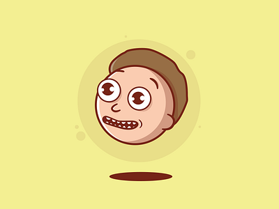 Morty! avatar cartoon character icon illustration kid man outline rick and morty scientist tv series