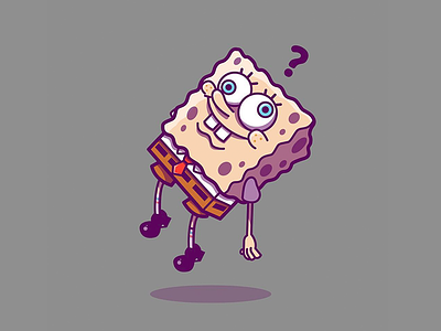 Sponge Bob? cartoon character design funny illustration movie sneaker spongebob texture tv vector