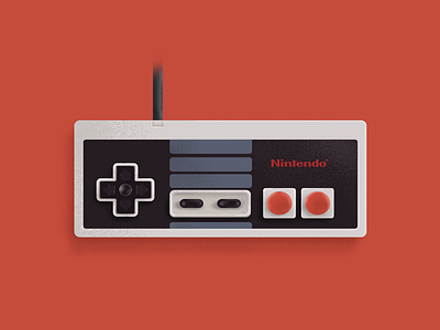 Nintendo NES gameboy gamecube gamepad icon illustration nes nintendo retro snes