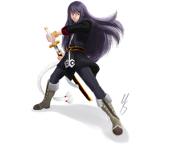 Yuri Lowell - 2020 clip studio art digital artist fanart fantasy game gamedesign illustration