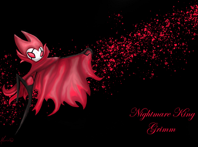 Nightmare King Grimm - Hollow Knight clip studio art digital artist fanart fantasy game game fanart hollow knight illustration videogame