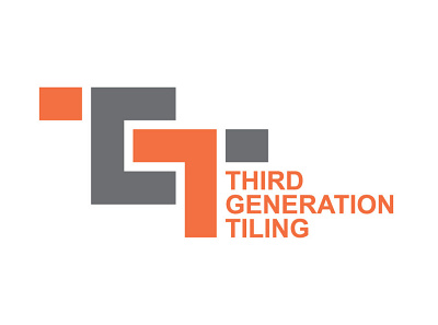 Third Generation Tiling Company Logo branding design custom idenity logo minimal tiling typogaphy vector