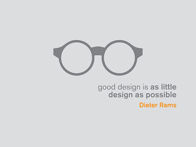 Dieter Rams Good Design Poster Series