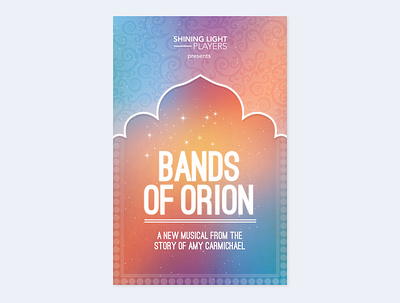 The Bands of Orion Musical - Theatre Poster design illustration musical poster vector