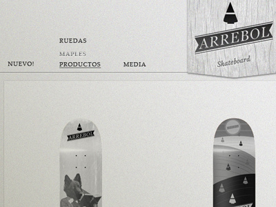 Arrebol Skateboard Website identity ilustration skate website