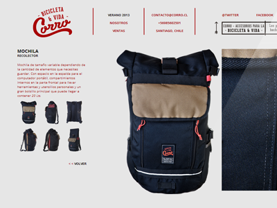 Web Corro bike brand web