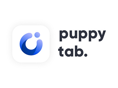 puppy tab app app icon branding design gradient idenity logo logo mark logotype naming type typogaphy vector web