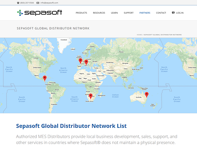 Sepasoft Global Distributor Network List