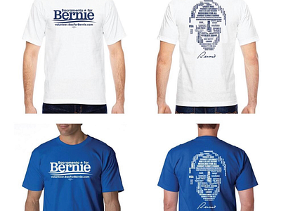 Sacramento for Bernie Tees feat. The Issues political campaign vector word cloud