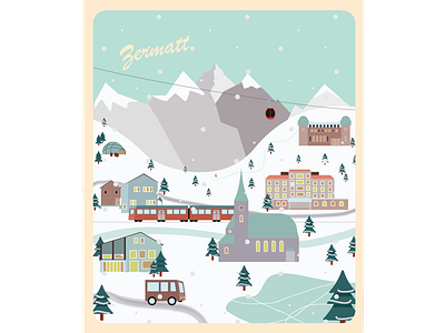 Winter holiday illustration vector