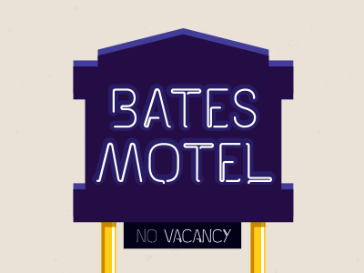 Bates Motel animation fanart gif vector