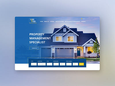 Redesign of home page graphicdesign home realstate webdesign website