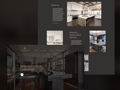 Keith Alexander web design homepage design interior design ui ux design web design website