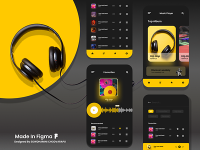 Music Streaming App branding dailyui design dribbble figma freelancer inspiration music redesign streaming trending ui