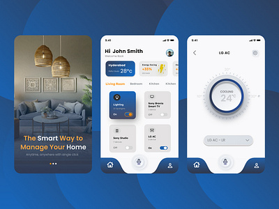 Smart Home App Challenge smartappliances uxui design websites