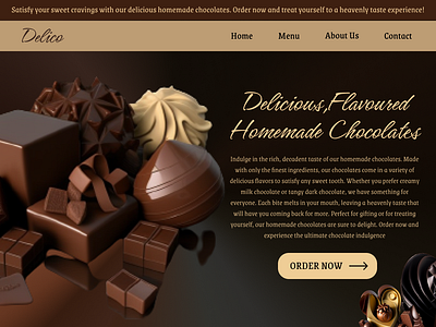 chocolate web page