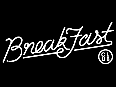 BreakFast Club clothing graphics logo mensware