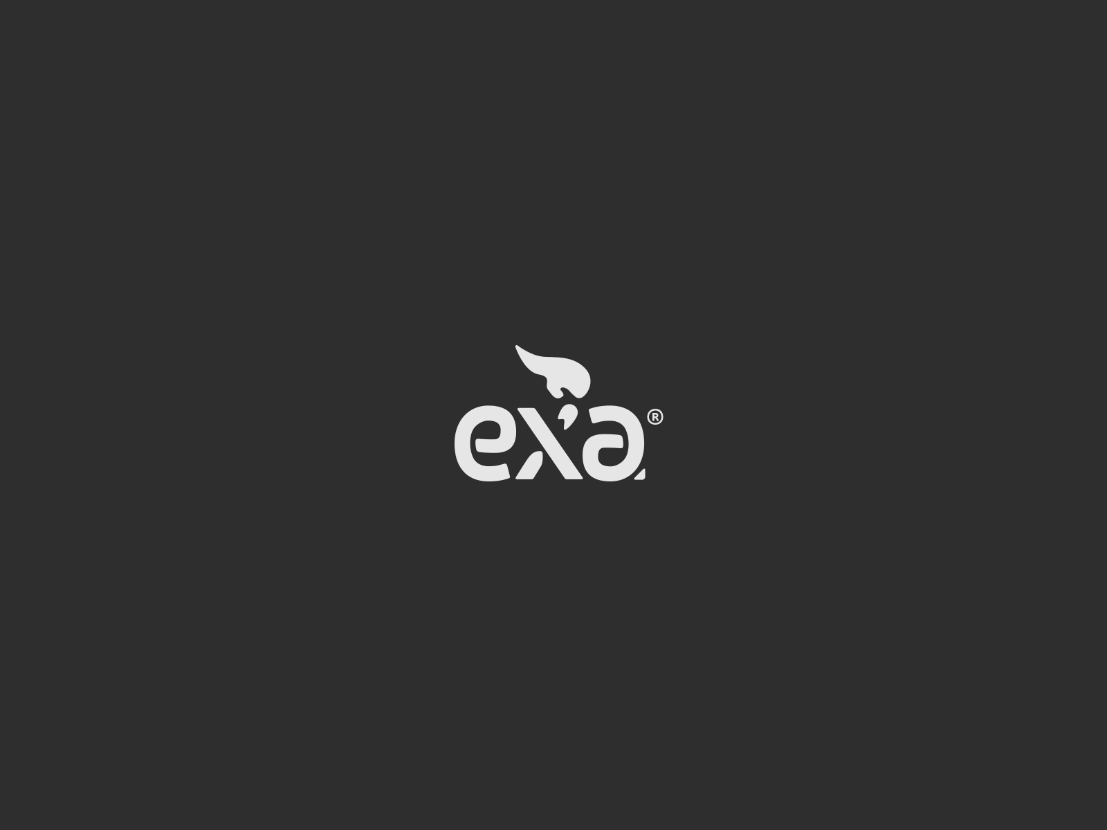 exa event agency logo fire logo match symmetry typo typography