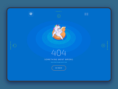 404 page for iPoint website 404 error ui unicorn