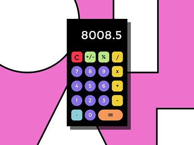 Daily Ui 004 - Calculator App