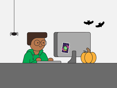Halloween Boi halloween illustration vector