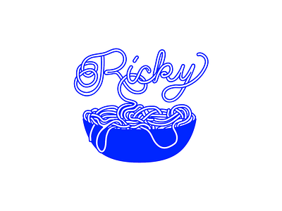 Spaghetti branding drawing identity illustration lettering logo type typography vector