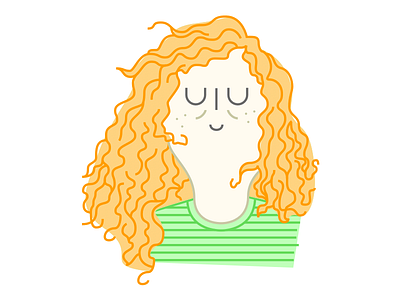 Good Morning! design drawing girl i woke up like this illustration vector