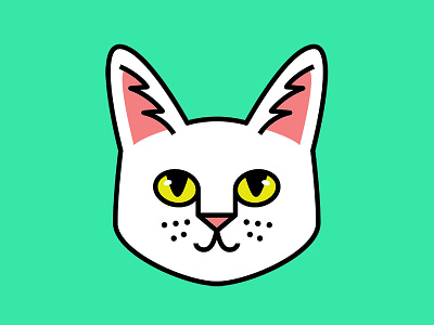 Meow cat drawing illustration kitten meow vector